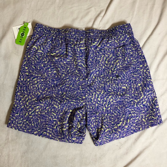 Purple Polyester Swim Trunks Size Small - Picture 5 of 5